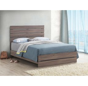 Brantford Barrel Oak King Panel Bed