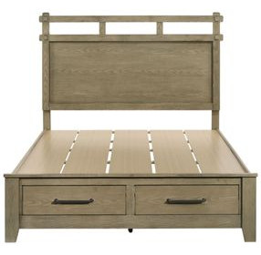 Hazlewood Vineyard Oak Storage Panel Bedroom Set