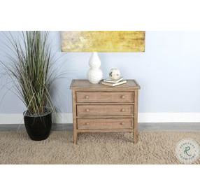 Hearthwood Haven Beach Pebble 3 Drawer Side Chest