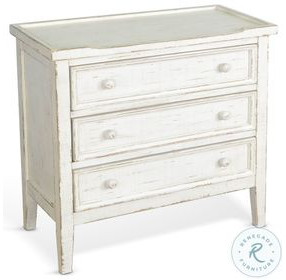 Seabright White 3 Drawer Chest