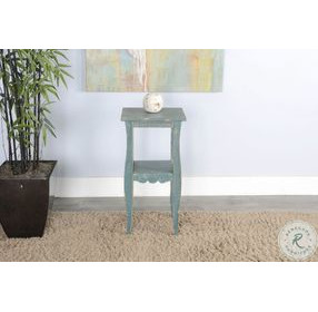 Seabright Green Rectangular End Table