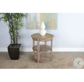Seabright Beach Pebble Round Side Table