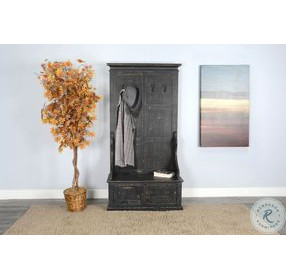 Seabright Black 76" Hall Tree