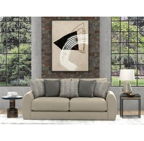 Ezra Twine 91" Sofa with Cuddler Coil Cushions