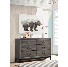 Watson Gray Oak And Black Dresser