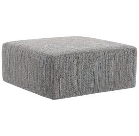 Avondale Marble Upholstered Square Cocktail Ottoman