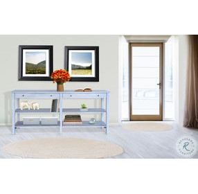 Autumn Echo Light Gray Wide 71" Rectangular Console Table