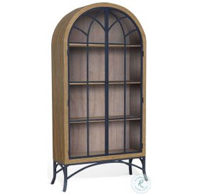 Hearthwood Haven Natural 2 Glass Door Display Cabinet