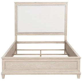 Pembroke Washed Oak and Cream Upholstered Panel Bedroom Set