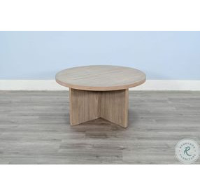 Sagewyn Natural 36" Round Large Accent Table