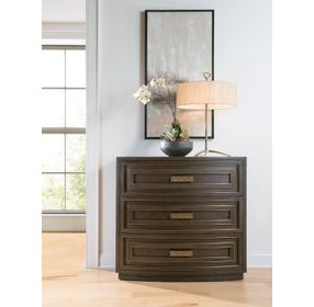 Verbatim Dark Brown 3 Drawer Hall Chest