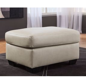 Santorine Bone Leather Ottoman
