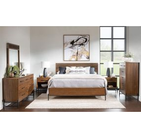 Midland Warm Amber 5 Drawer Chest