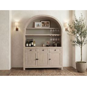 Liz Bergen Oak 3 Door Bar Hutch