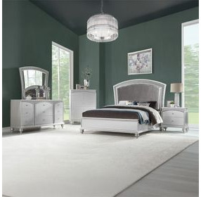 Maverick Platinum Arched Dresser Mirror