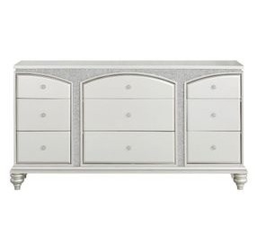 Maverick Platinum 9 Drawer Dresser