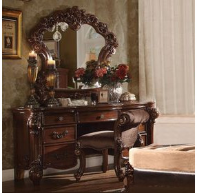Vendome Cherry Arched Vanity Mirror