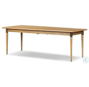 Harper Fawn Oak Veneer 104" Extendable Rectangular Dining Table