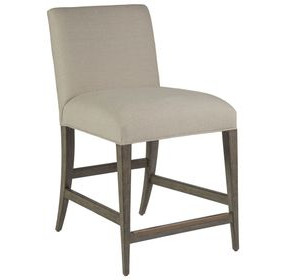 Madox Grigio Upholstered Counter Height Stool