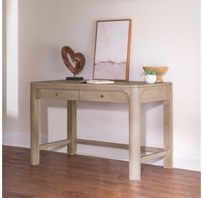 Solano Weathered Mango 2 Drawer Vanity Desk