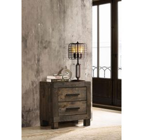 Woodmont Rustic Golden Brown Nightstand