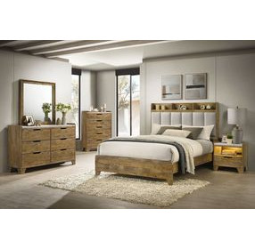 Henderson Medium Oak Square Dresser Mirror