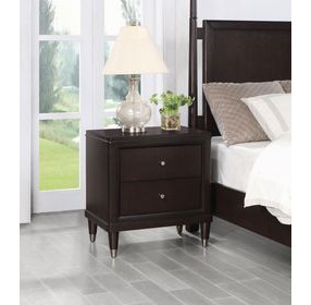 Emberlyn Brown 2 Drawer Nightstand
