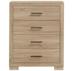 Arielle Light Oak 4 Drawer Chest