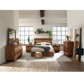 Winslow Smokey Walnut California King Panel Bed