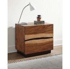 Winslow Smoky Walnut And Coffee Bean Nightstand