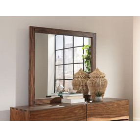 Winslow Smoky Walnut And Coffee Bean Mirror