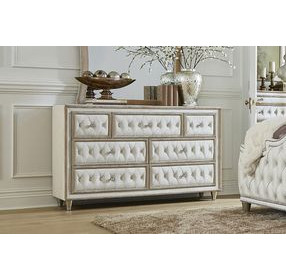 Antonella Ivory And Camel Dresser