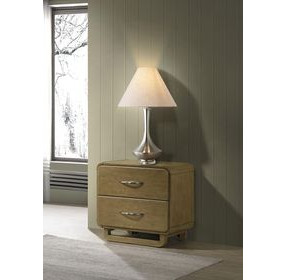 Amsbury Nutmeg 2 Drawer Nightstand