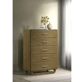 Amsbury Nutmeg 5 Drawer Chest