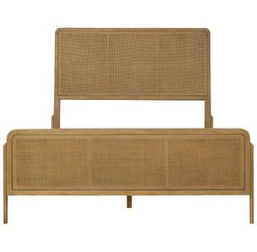 Arini Sand Wash and Natural California King Panel Bed