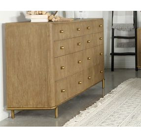 Arini Sand Wash 8 Drawer Dresser