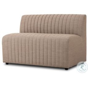 Augustine Crypton Nomad Taupe Performance Fabric 49" Dining Banquette