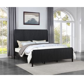 Brookmead Black King Panel Bed