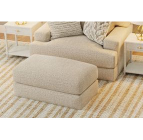 Brett Honey Rectangular Ottoman