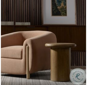 Zach Burnished Parawood End Table