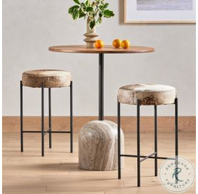 Nocona Speckled Hide Counter Height Stool