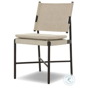Miller Hayes Cream Outdoor Dining Chair Set of 2