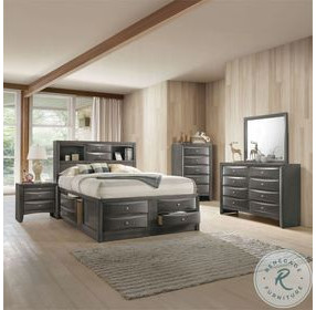 Ireland Gray Oak Nightstand