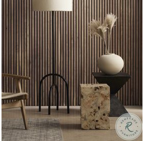 Faydon Romano Fosse Travertine End Table