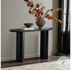 Paden Aged Black Acacia 51" Console Table