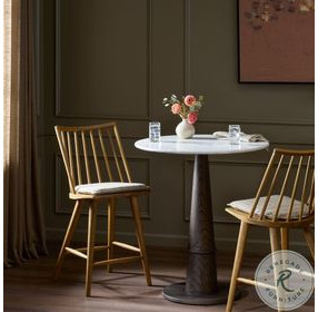 Lewis Sandy Oak and Lavon Flint Windsor Bar Stool
