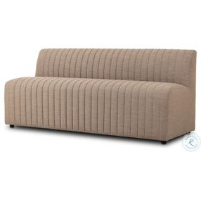 Augustine Crypton Nomad Taupe Performance Fabric 72" Dining Banquette