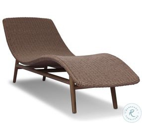 Portia Tanned Weave 24" Outdoor Chaise