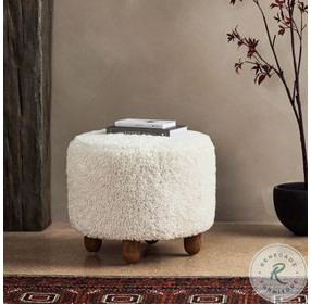 Aniston Andes Natural Round Ottoman