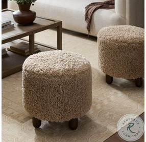 Aniston Andes Toast Round Ottoman